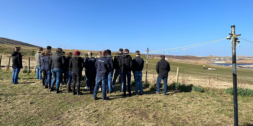 Young Farmers Club, Shetland Islands - dog training session