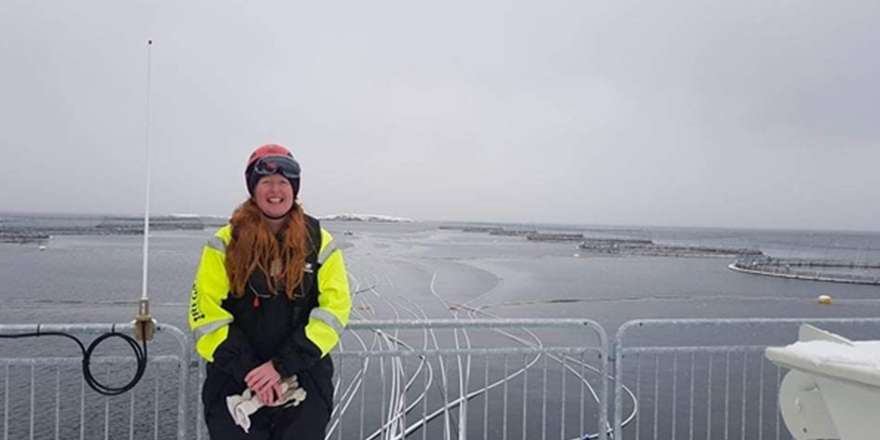 Salmon farm in Norway