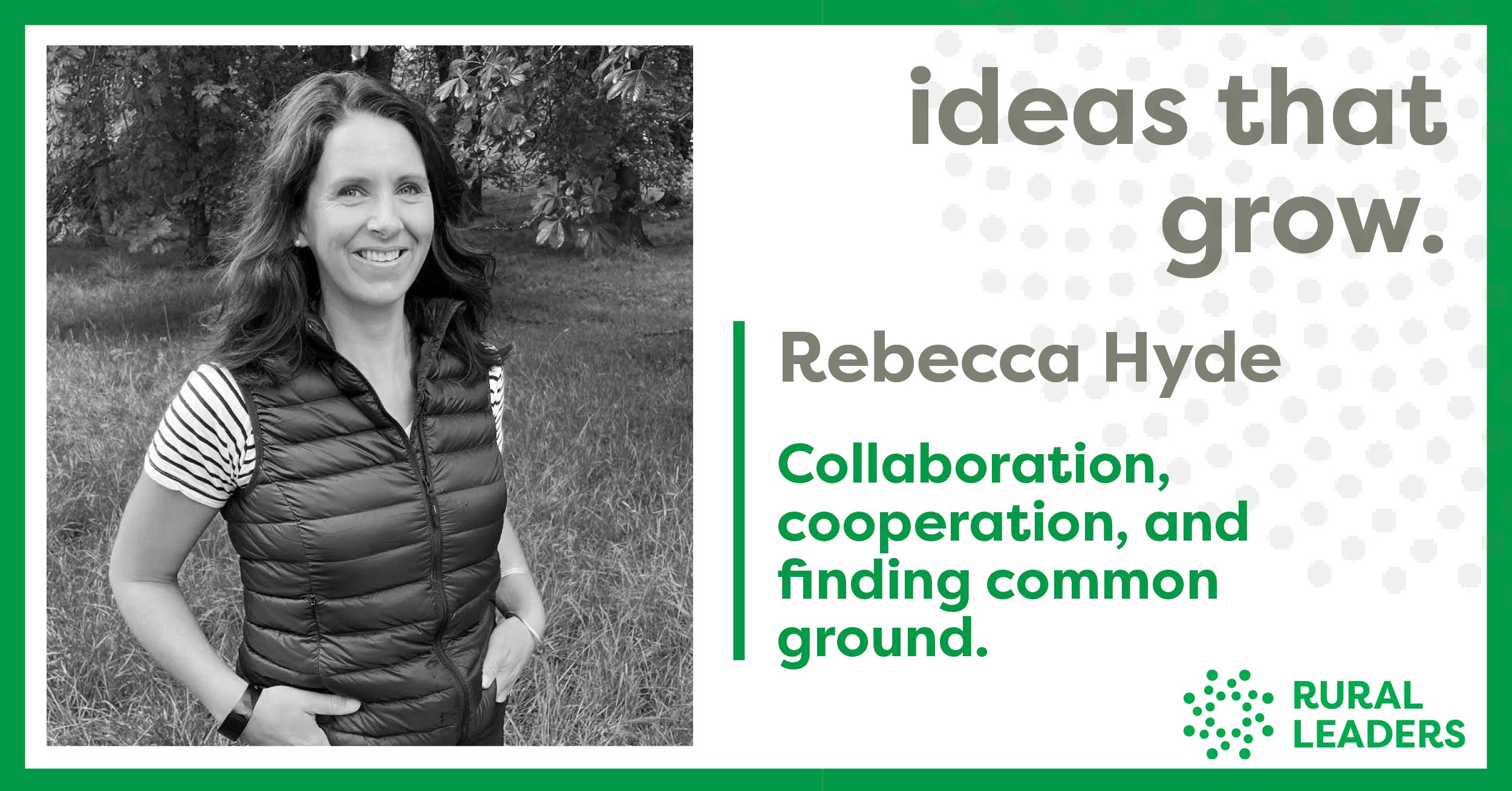 Rebecca Hyde - Ideas that grow podcast interview